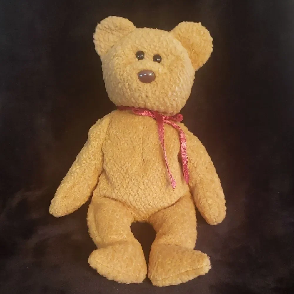 Vintage 1993 Ty Beanie Baby CURLY the Bear